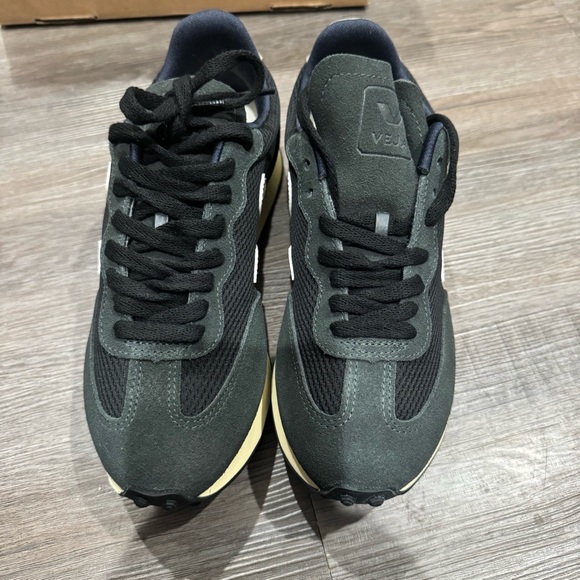 Veja Rio Bronco Alveomesh Black White Oxford Grey Sneakers - Picture 2 of 11